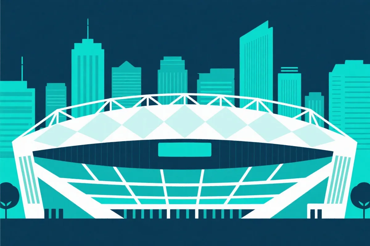 Mercedes-Benz Stadium 場館示意圖