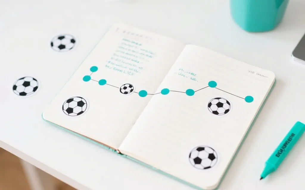 賽程規劃與筆記示意圖